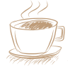 illustration of a medium coffee cup